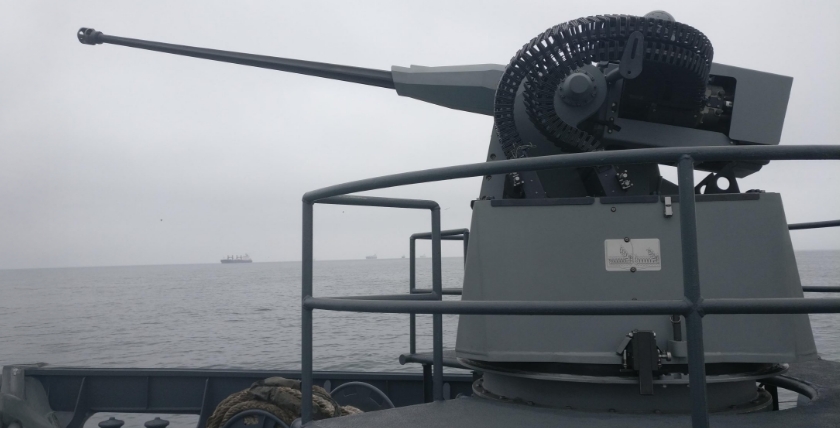 Ferngesteuerte Waffenstation TYPHOON 30c. Foto: Rafael