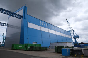 Die Peene-Werft bildet den östlichsten Teil der NVL-Gruppe, Foto: hsc