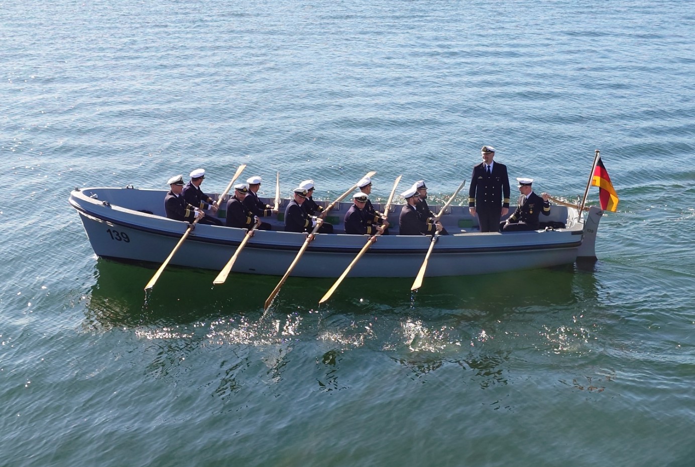Kommandoübergabe im 1.Korvettengeschwader Foto. hsc