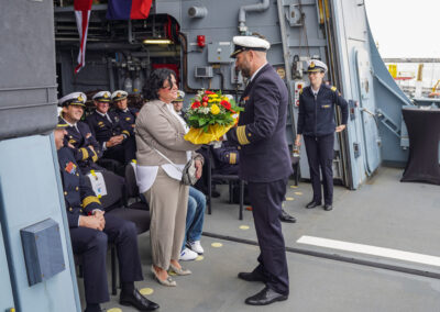 Kommandowechsels auf der Fregatte „Rheinland-Pfalz“, Foto: Bundeswehr/Leon Rodewald