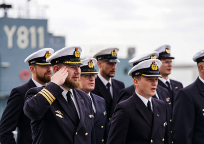 Kommandowechsels auf der Fregatte „Rheinland-Pfalz“, Foto: Bundeswehr/Leon Rodewald