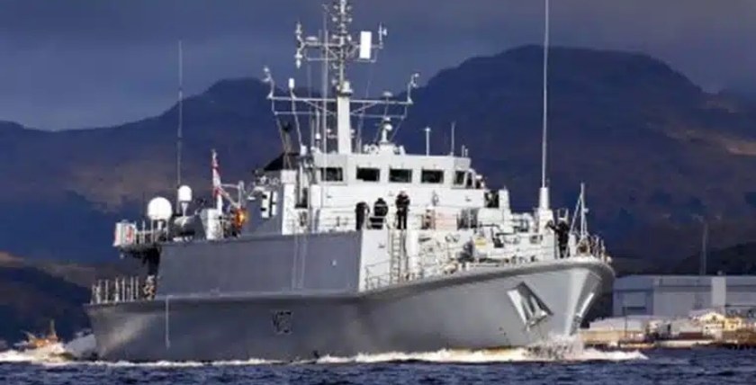 Die „Capitan Constantin Dumitrescu“ wird offiziell in Dienst gestellt. Bild: Royal Navy