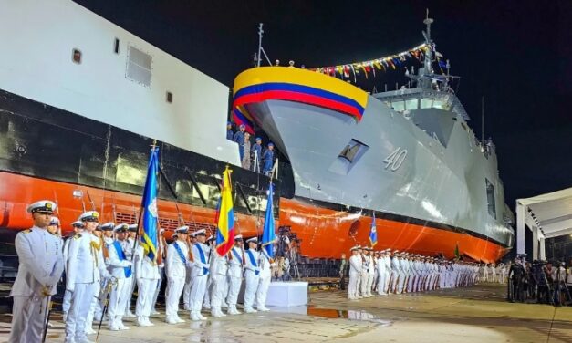 Kolumbien – Stapellauf der Fassmer-OPV