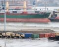 US-militärischer Umschlag im Hafen von Rotterdam. Foto: Dutch Ministry of Defence