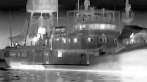 AGI "Simferopol" , Drohnenkamera. Foto: Russische Medien